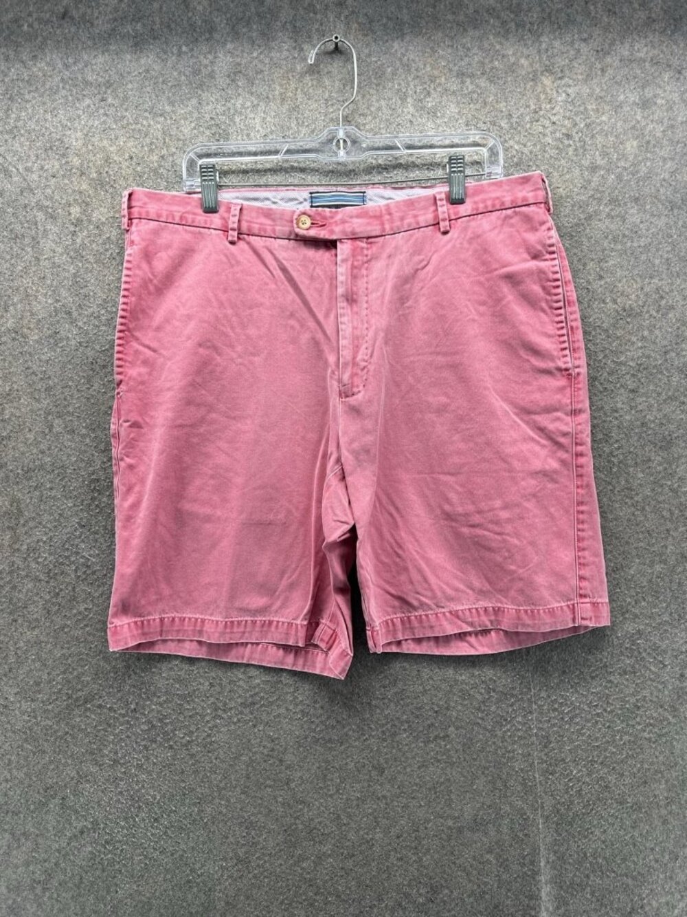 Peter Millar Shorts Mens 36 Pink Chino Flat Front Pima Cotton Casual Summer